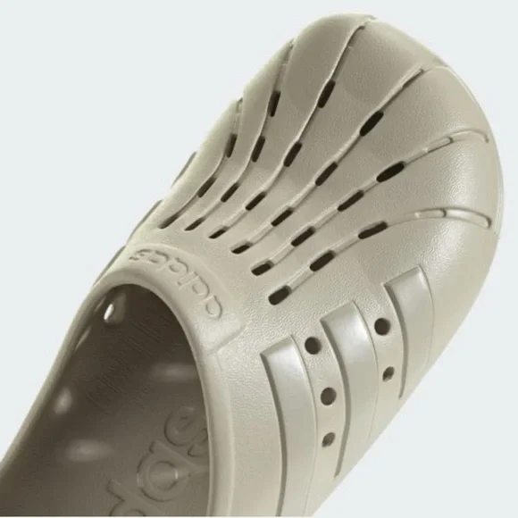 Adidas Adilette Clogs Sportswear Sandles Slides Putty Grey Unisex - Picture 7 of 10